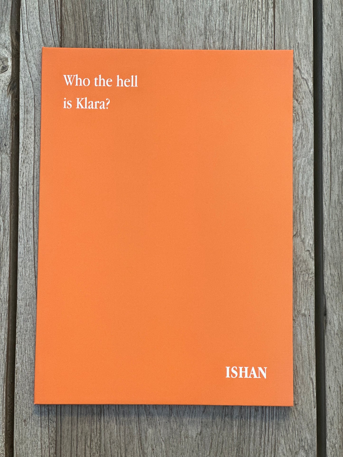 'Who the hell is Klara?' Photo Book and CD